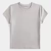 Sömlös Tyg Crew Baby Tee Sömlös Tyg Crew Baby Tee