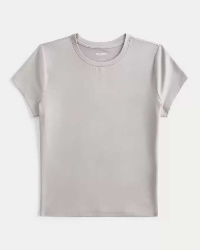 Sömlös Tyg Crew Baby Tee Sömlös Tyg Crew Baby Tee
