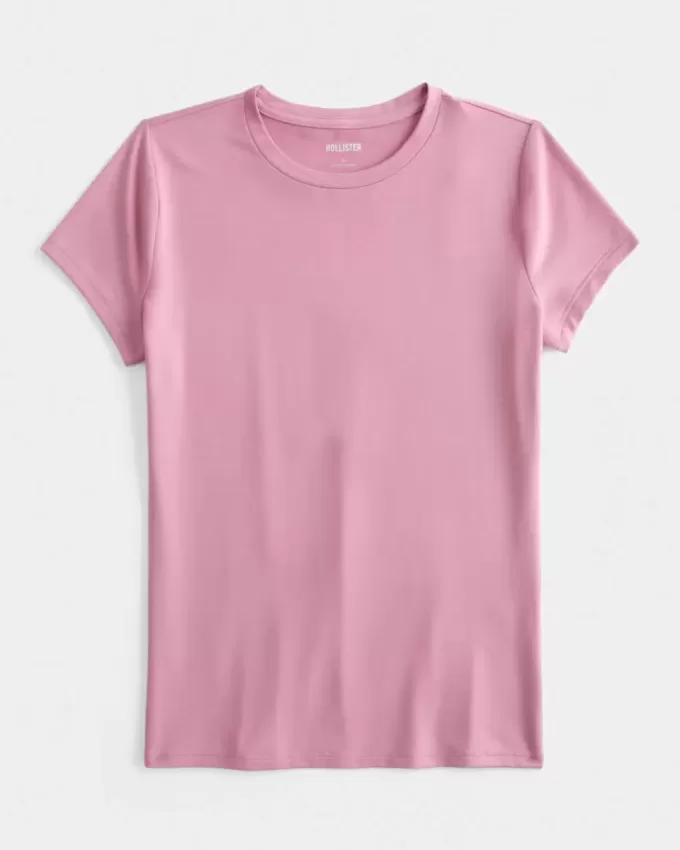 Sömlös Tyg Crew Baby Tee Sömlös Tyg Crew Baby Tee