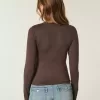 Sömlös tyg långärmad Crew Top Sömlös tyg långärmad Crew Top