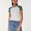 Sömlös tyg Longline Crew Baby Tee Sömlös tyg Longline Crew Baby Tee
