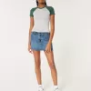 Sömlös tyg Longline Crew Baby Tee Sömlös tyg Longline Crew Baby Tee