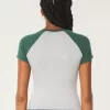 Sömlös tyg Longline Crew Baby Tee Sömlös tyg Longline Crew Baby Tee