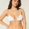 Smockad Triangel Bikinitopp