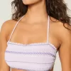 Smocked Bandeau Bikinitopp Smocked Bandeau Bikinitopp