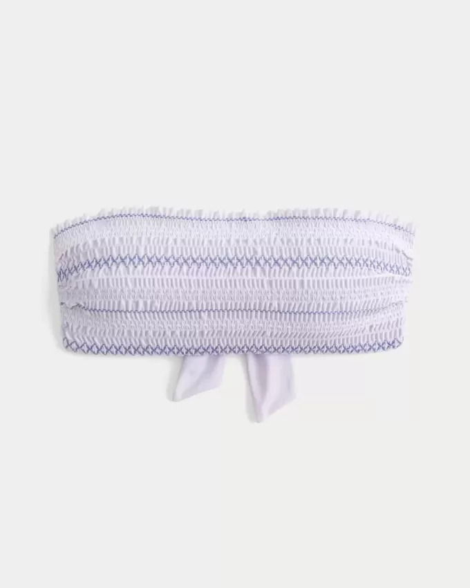Smocked Bandeau Bikinitopp Smocked Bandeau Bikinitopp