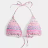 Smocked Halter Triangle Bikinitopp Smocked Halter Triangle Bikinitopp