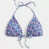Smocked Halter Triangle Bikinitopp Smocked Halter Triangle Bikinitopp