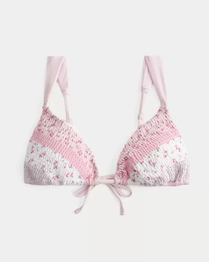 Smocked Over-the-Soulder Triangel Bikinitopp Smocked Over-the-Soulder Triangel Bikinitopp