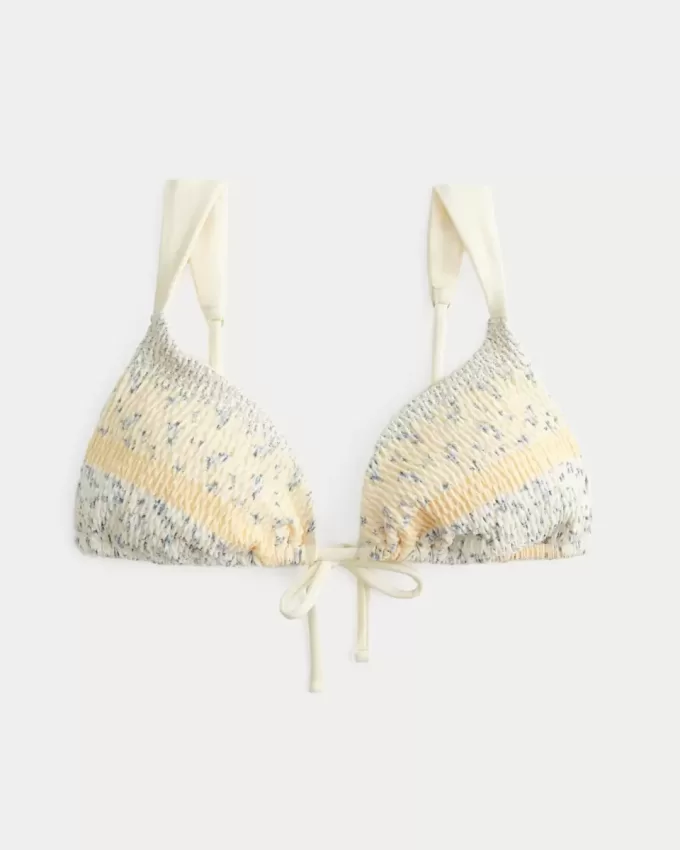 Smocked Over-the-Soulder Triangel Bikinitopp Smocked Over-the-Soulder Triangel Bikinitopp