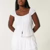 Smocked Tiered Mini Skort