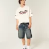Snake Graphic Baggy jeansshorts Snake Graphic Baggy jeansshorts