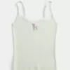 Spets Trim Deer Graphic Tank Spets Trim Deer Graphic Tank