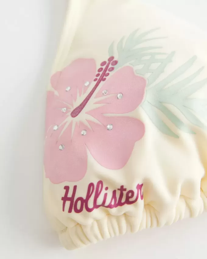 Spring Break Grafisk Halter Triangle Bikinitopp Spring Break Grafisk Halter Triangle Bikinitopp