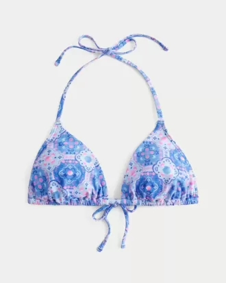 Spring Break Halter Triangle Bikinitopp