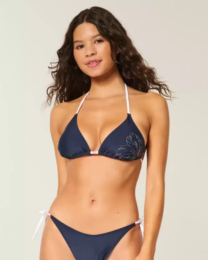 Spring Break Halter Triangle Bikinitopp Spring Break Halter Triangle Bikinitopp