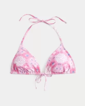 Spring Break Halter Triangle Bikinitopp