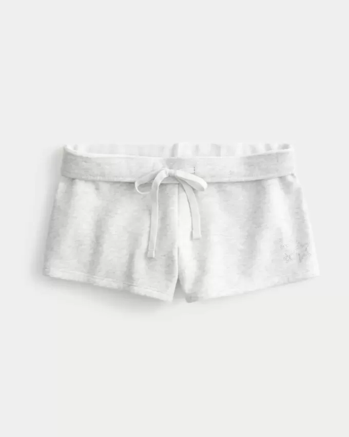 Star Graphic fleece minishorts