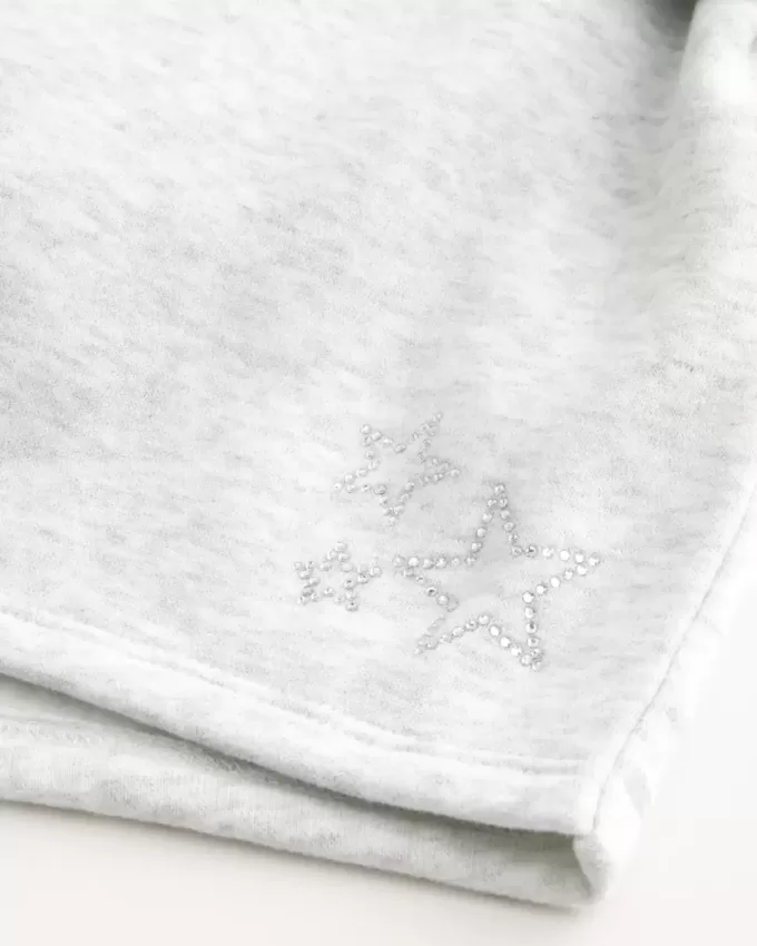 Star Graphic fleece minishorts