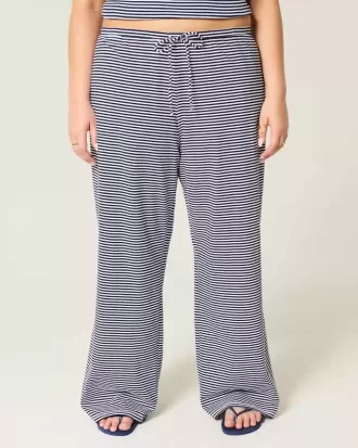 Stickade Baggy Pull-On byxor