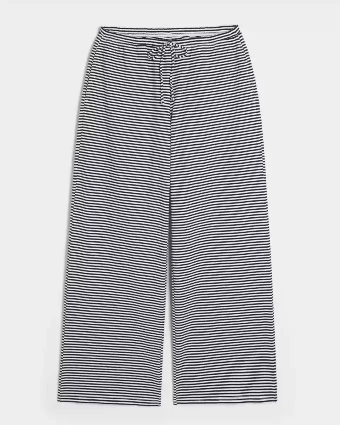 Stickade Baggy Pull-On byxor