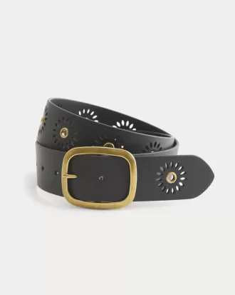 Sunburst Grommet Vegan läderbälte Sunburst Grommet Vegan läderbälte
