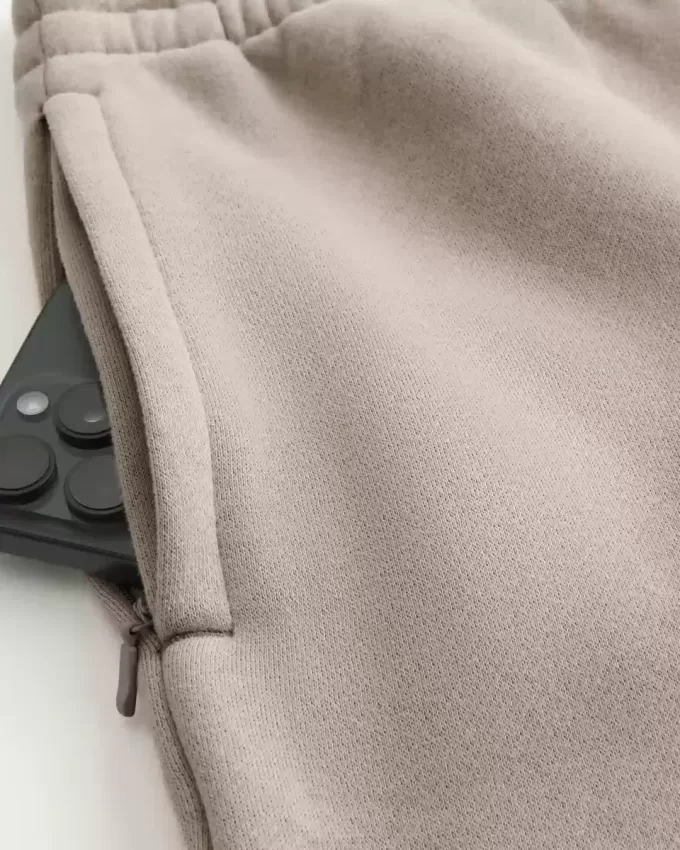 Super Baggy Y2K Träningsbyxor med delad fåll