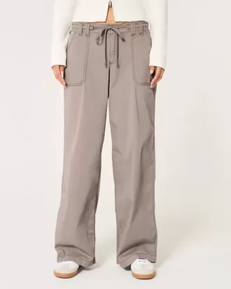 Superbaggy byxor i låg höjd