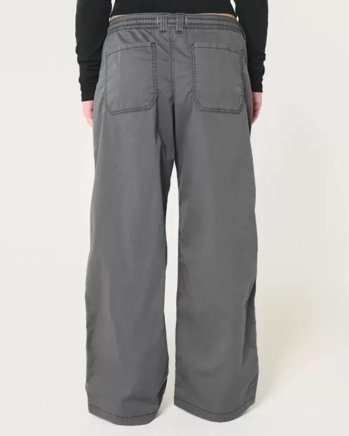 Superbaggy byxor i låg höjd