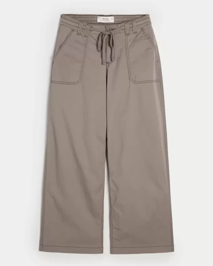 Superbaggy byxor i låg höjd