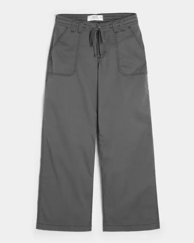 Superbaggy byxor i låg höjd