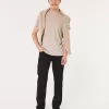 Svarta bootcut jeans Svarta bootcut jeans