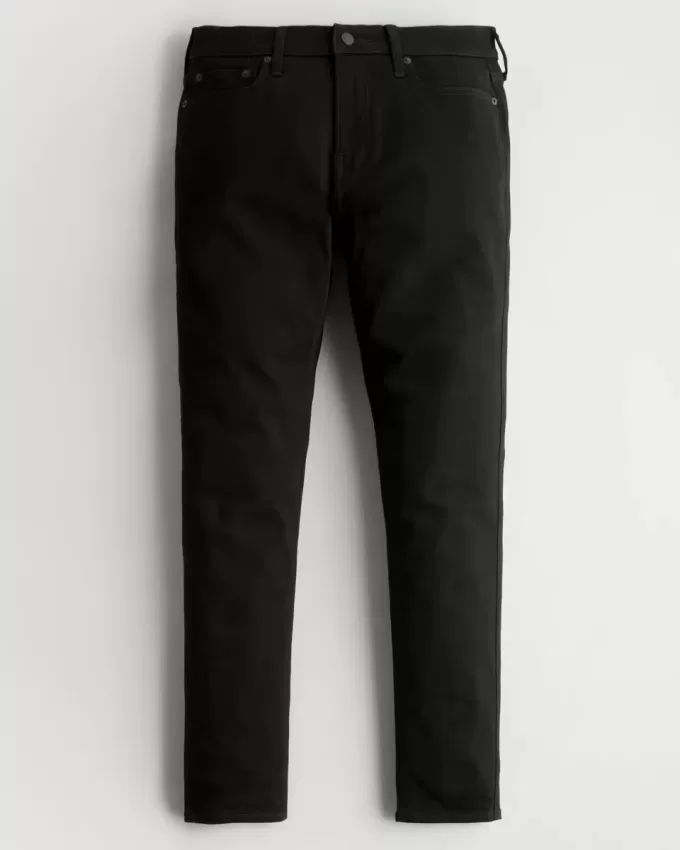 Svarta No Fade Athletic Skinny Jeans