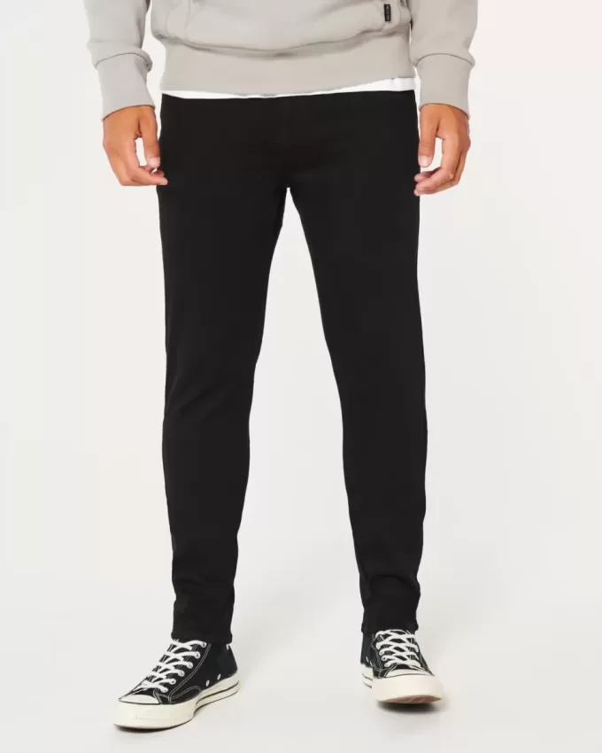 Svarta No Fade Athletic Skinny Jeans