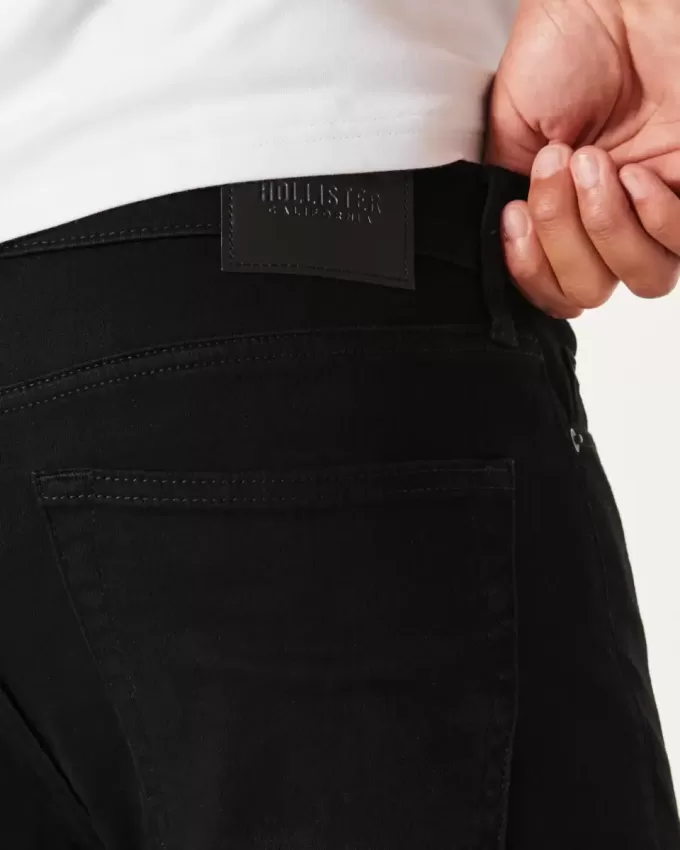 Svarta No Fade Athletic Skinny Jeans