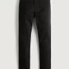 Svarta No Fade Slim Straight Jeans Svarta No Fade Slim Straight Jeans
