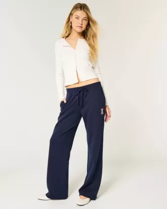 Teddy Bear Graphic Raight Sweatpants