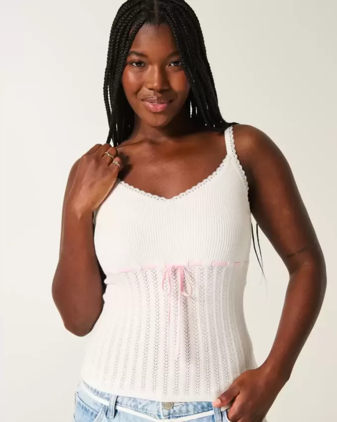 Tie-Front Sweater Tank Tie-Front Sweater Tank