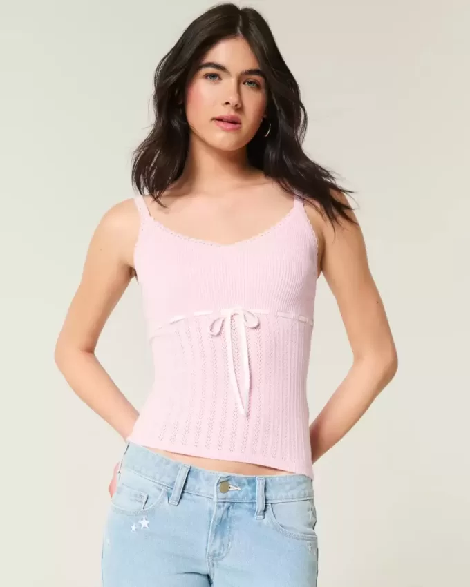 Tie-Front Sweater Tank Tie-Front Sweater Tank