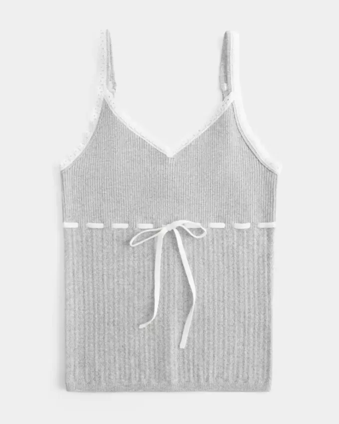 Tie-Front Sweater Tank Tie-Front Sweater Tank