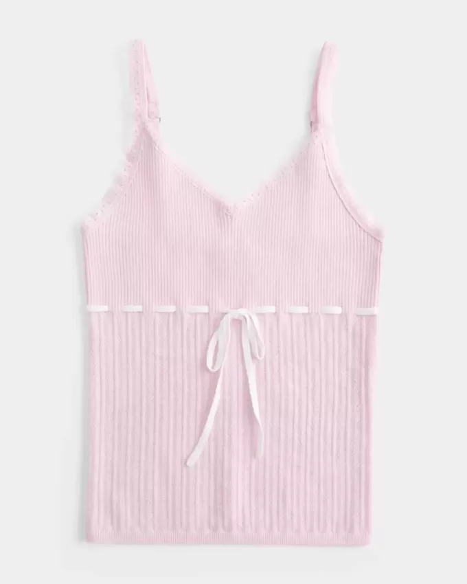 Tie-Front Sweater Tank Tie-Front Sweater Tank