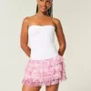 Tiered Chiffong Mini Skort Tiered Chiffong Mini Skort