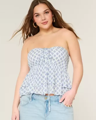 Tiered Halter Babydoll Top