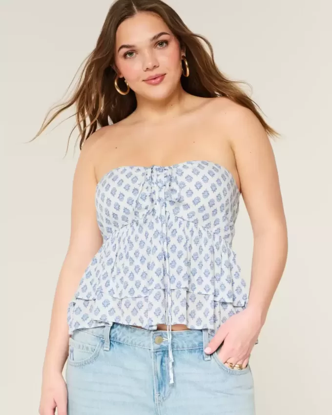 Tiered Halter Babydoll Top Tiered Halter Babydoll Top