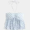 Tiered Halter Babydoll Top Tiered Halter Babydoll Top