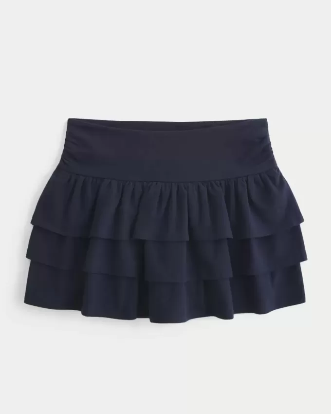 Tiered Ruffle Mini Skort Tiered Ruffle Mini Skort