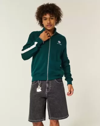 Tiger Graphic Baggy jeansshorts