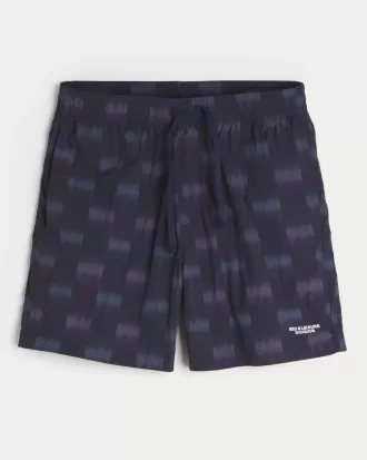 Trackshorts i nylon över knäet