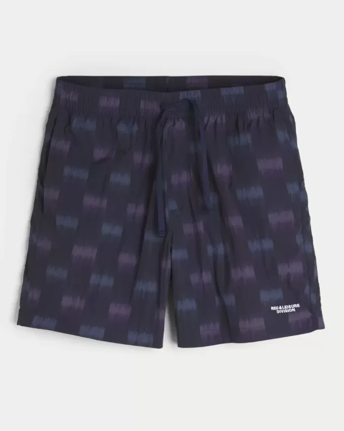 Trackshorts i nylon över knäet Trackshorts i nylon över knäet