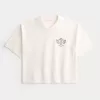 Tungvikt Baggy Crop Los Angeles grafisk fotboll T-shirt Tungvikt Baggy Crop Los Angeles grafisk fotboll T-shirt